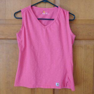 Carhartt sleeveless top, size L, pink color